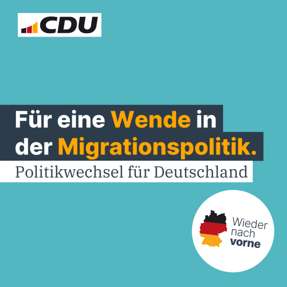 Für eine Wende in der Migrationspolitik.