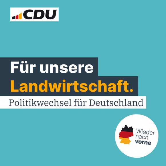 Für unsere Landwirtschaft.