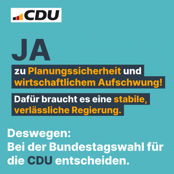 Mitglieder- und Spendenwerbung: Ja zu Planungssicherheit und wirtschaftlichem Aufschwung