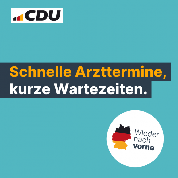 Schnelle Arzttermine, kurze Wartezeiten.