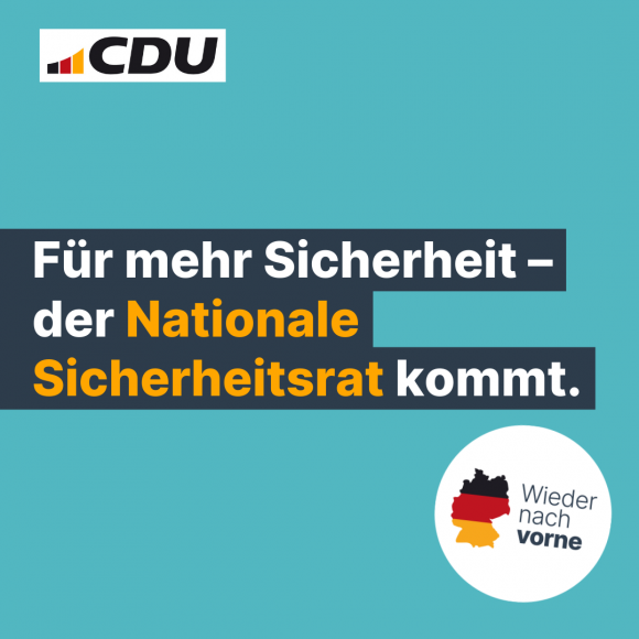 Sicherheit neu denken – mit dem Nationalen Sicherheitsrat.