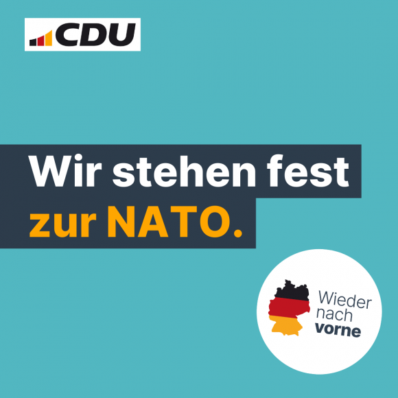 Wir stehen fest zur NATO.