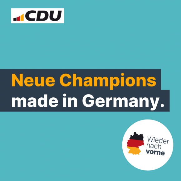 Neue Champions made in Germany.