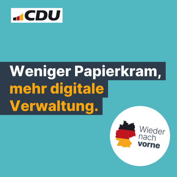 Weniger Papierkram, mehr digitale Verwaltung. 