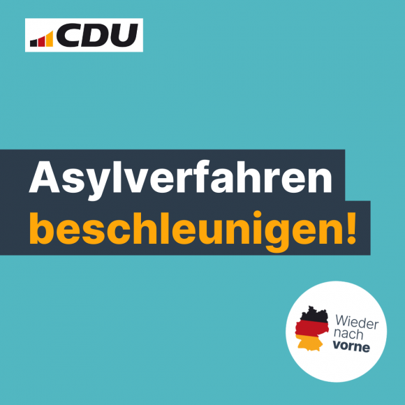 Asylverfahren beschleunigen!