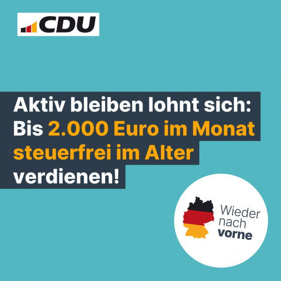 Aktiv bleiben lohnt sich: Bis 2.000 Euro im Monat steuerfrei im Alter verdienen!