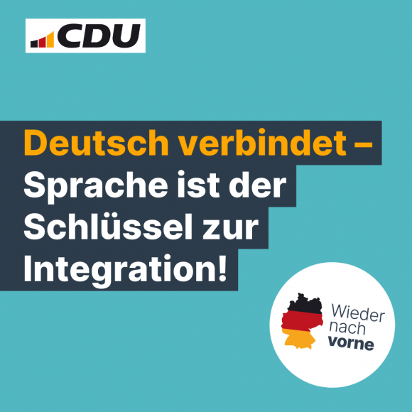 Deutsch verbindet – Sprache ist der Schlüssel zur Integration!